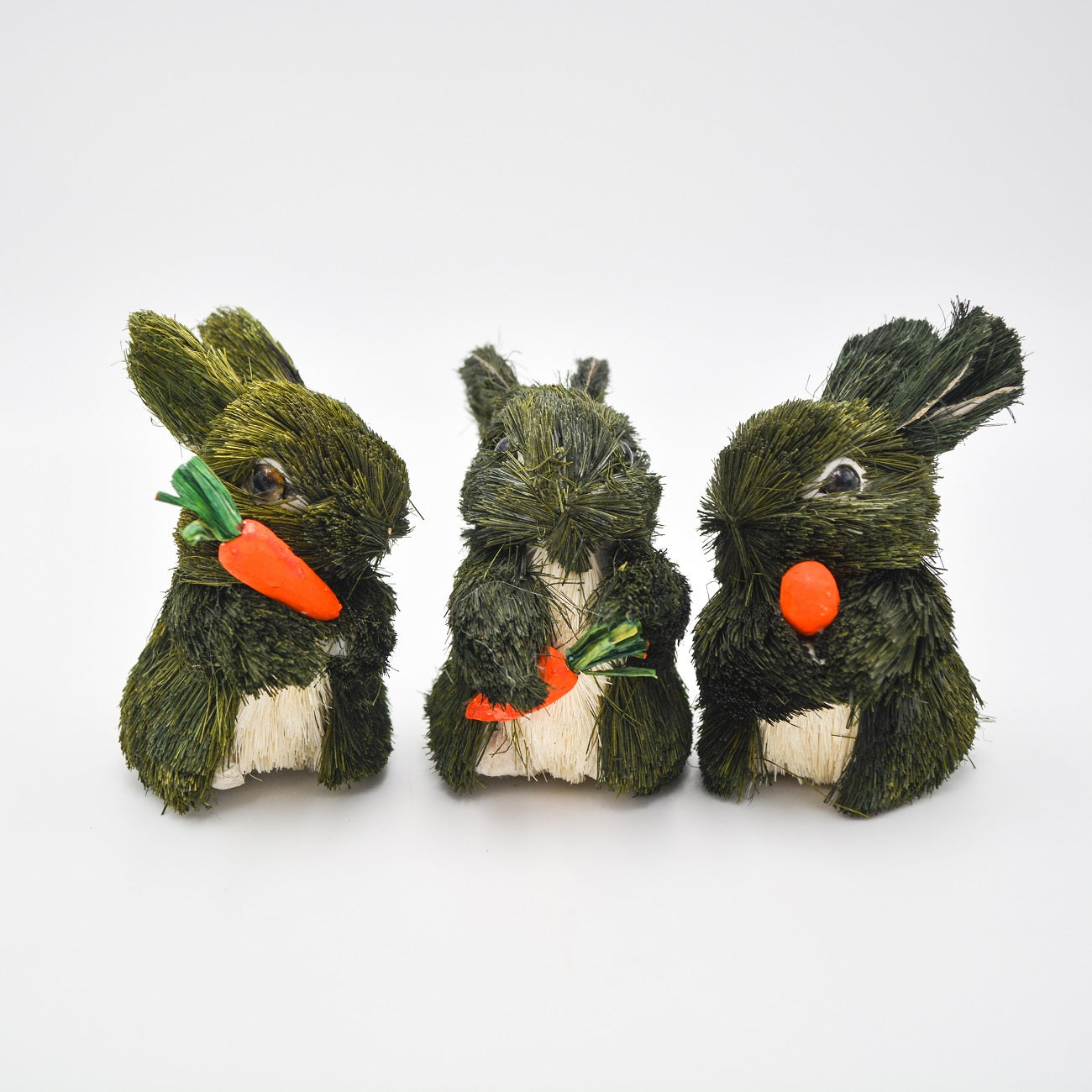 Set of 3.5" Sisal bunnies