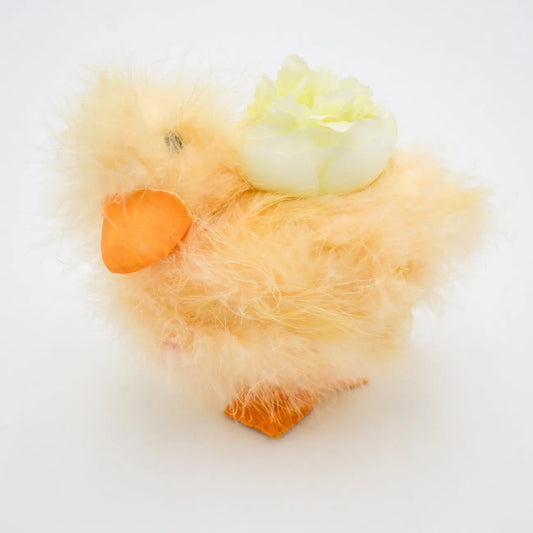 7" Standing Fuzzy Duck planter Floral Living