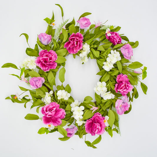 Purple Wreath, Unique Small Lilac and Green Indoor Wreath Flowers Wrea –  TimelessDreamDesigns