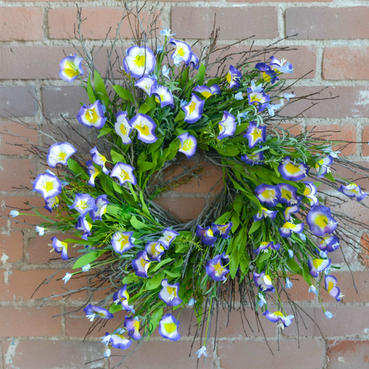 Morning Glory Twig Wreath