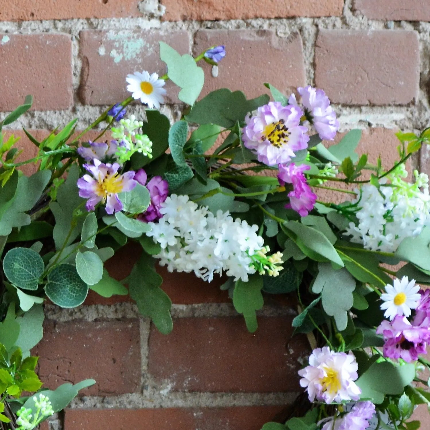 22" Lilac, Daisy Wreath 2