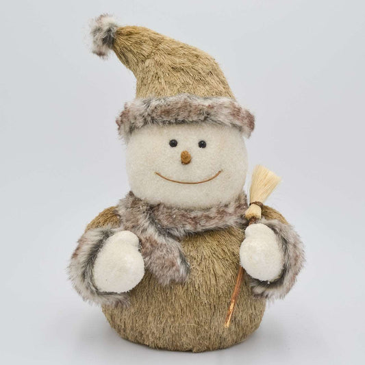 Natural Grass Snowman