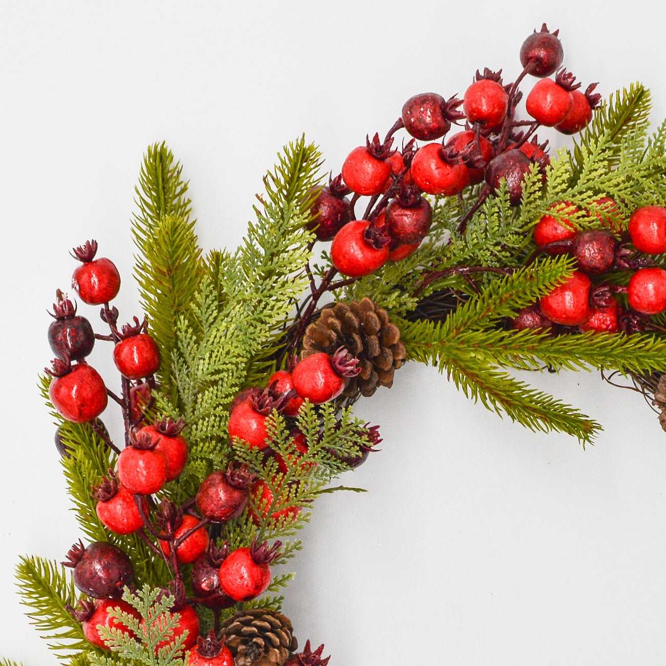 Holiday wreath with Large Berries